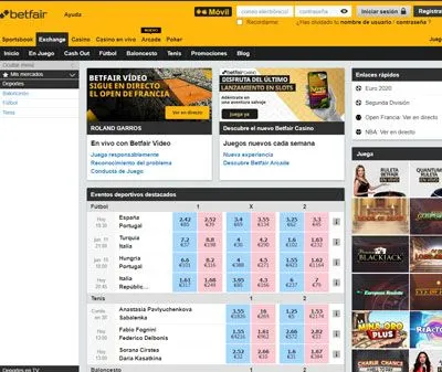 Betfair exchange