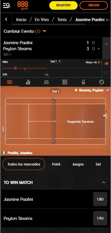 888sport apuestas en vivo
