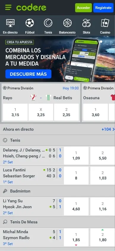 codere apuestas deportivas