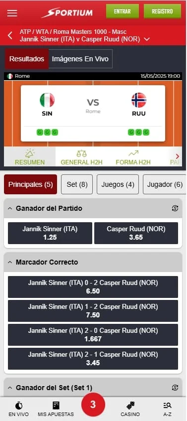 sportium apuestas deportivas