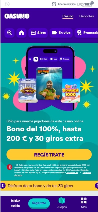 casumo bono bienvenida casino