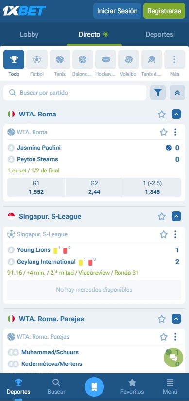 1xbet casa de apuestas