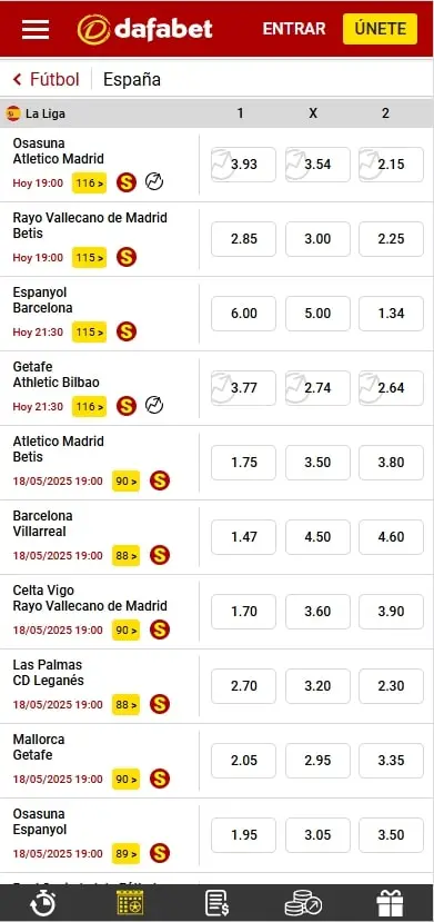dafabet casa de apuestas