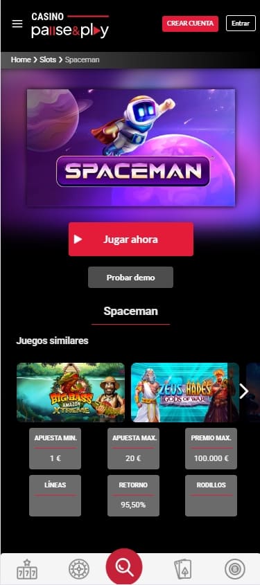 casino pause and play tragaperras