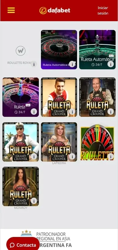 juegos de casino dafabet
