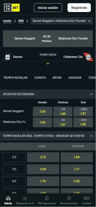 apuestas deportivas dazn bet