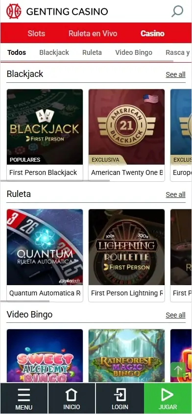 genting casino juegos casino