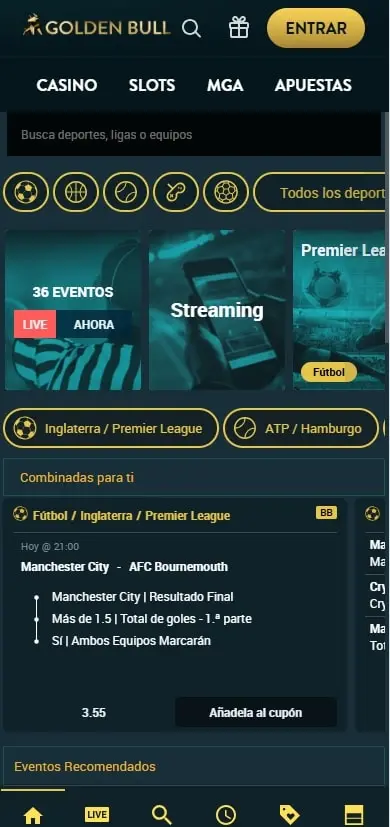 golden bull apuestas deportivas
