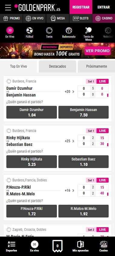 goldenpark apuestas deportivas