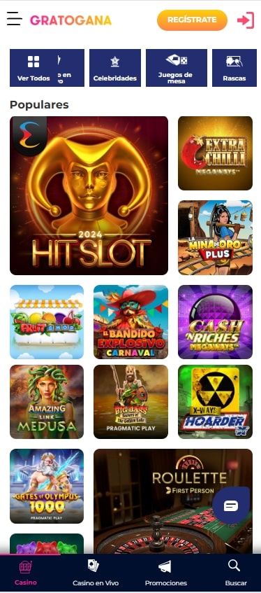 gratogana juegos casino
