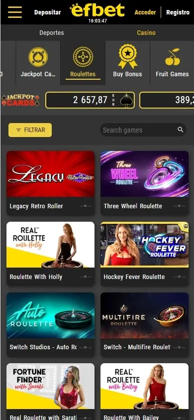 Giochi Casino Efbet