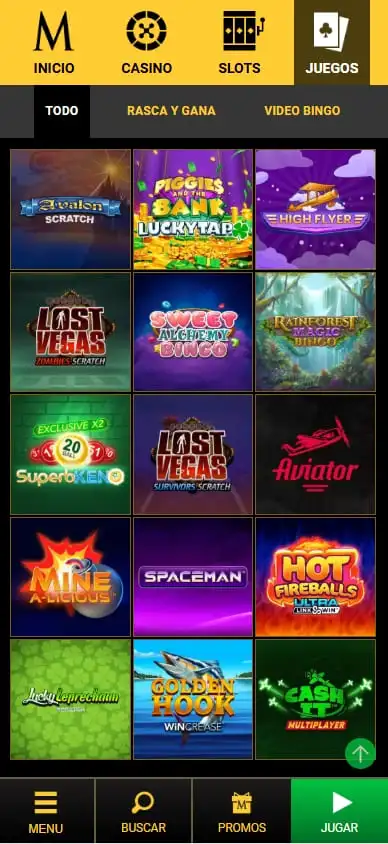 megacasino bingo online