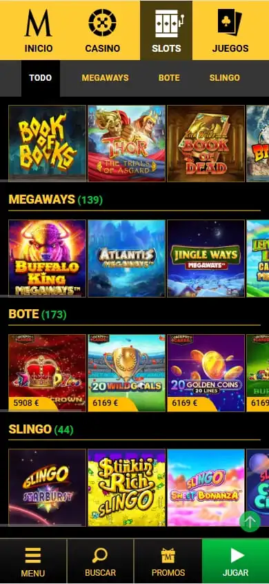 megacasino slots