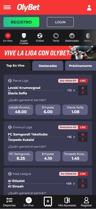 olybet apuestas deportivas