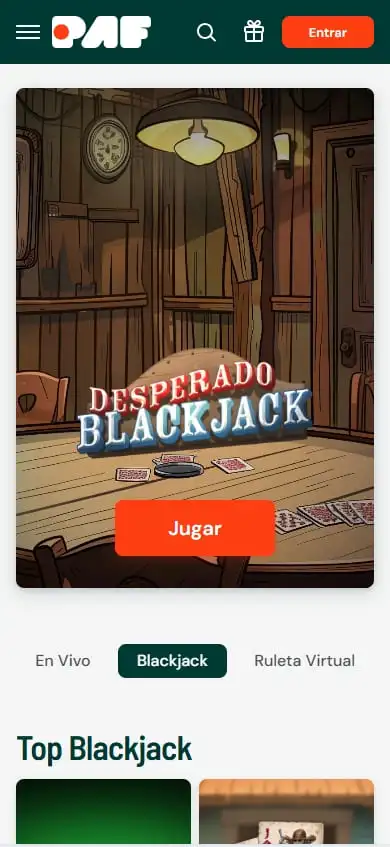 juegos de casino en paf