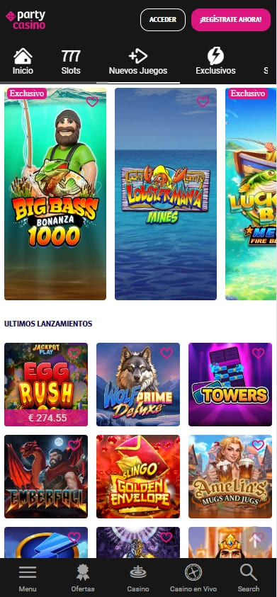 partycasino juegos de casino