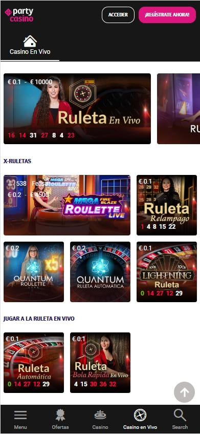 partycasino ruletas