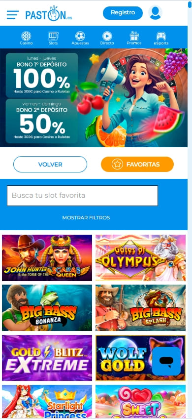 pastón casino online