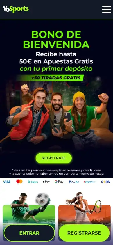 yosports bono bienvenida