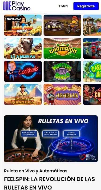 OnePlay Casino ruletas