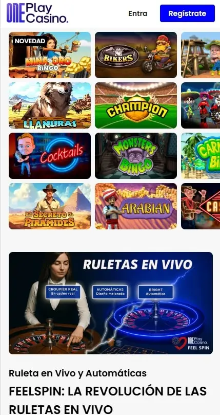 OnePlay Casino ruletas