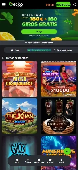 Los mejores juegos de casino de GeckoPlay Casino