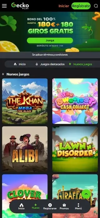 Slots y tragaperras en GeckoPlay Casino