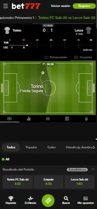 bet777 apuestas en vivo