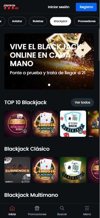 casino777 blackjack online