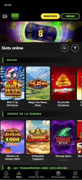 tragaperras exclusivas en 888casino