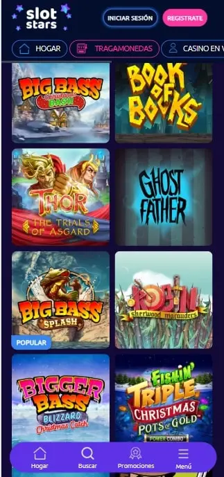 slotstars tragaperras