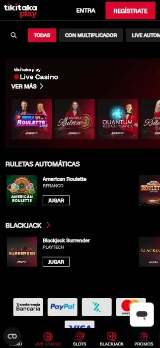 tikitakaplay casino en vivo