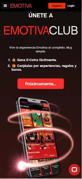 emotiva casino club vip