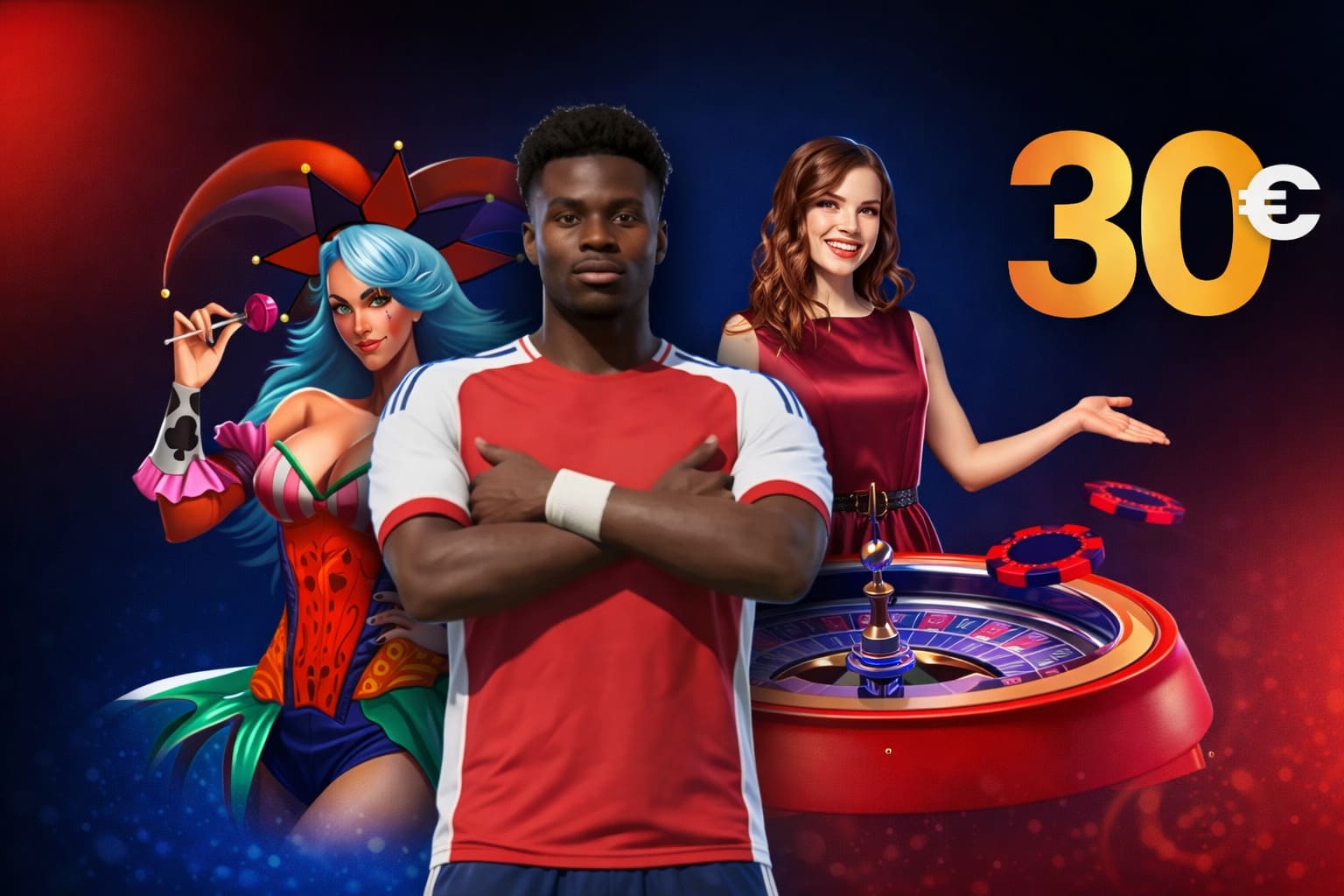 Bono bienvenida casino JOKERBET: 30€ sin depósito + hasta 4.000€