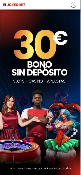 bono sin depósito jokerbet