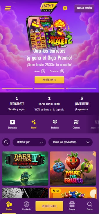 casino en vivo de LuckyCasino con ruleta online en España