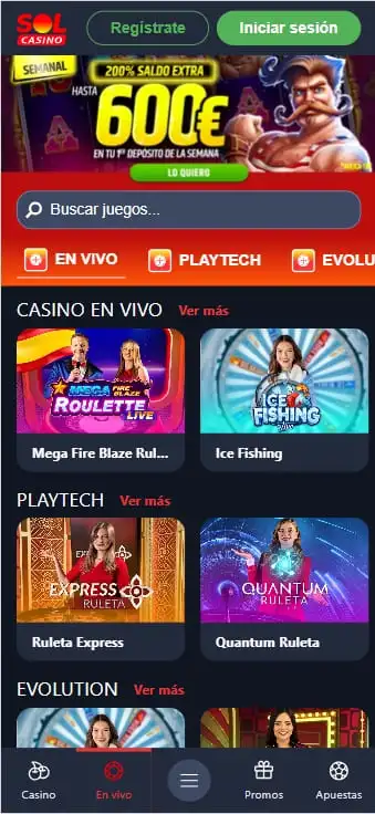 casino en vivo premium solcasino