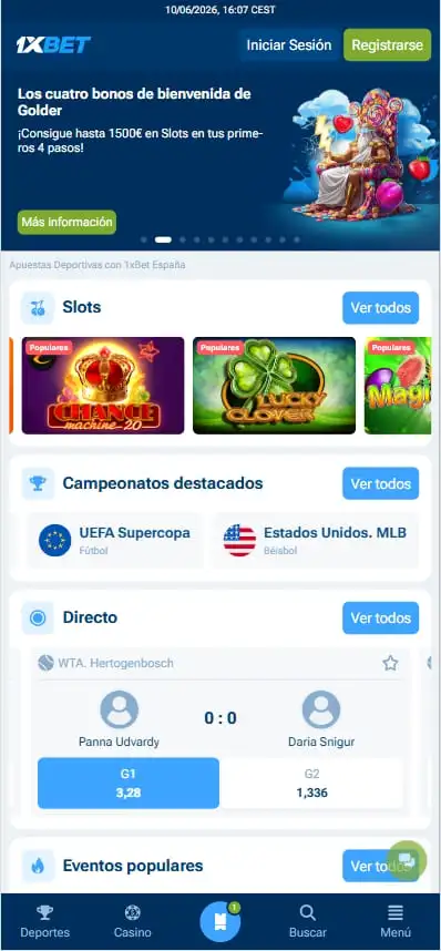 1xbet casa de apuestas legal en españa