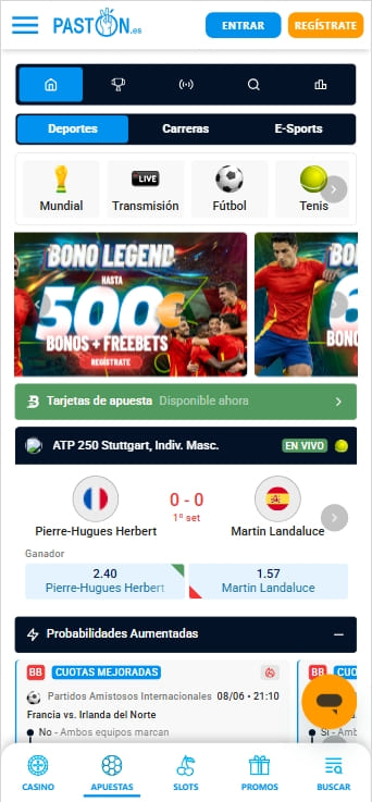 apuestas deportivas en paston casa de apuestas