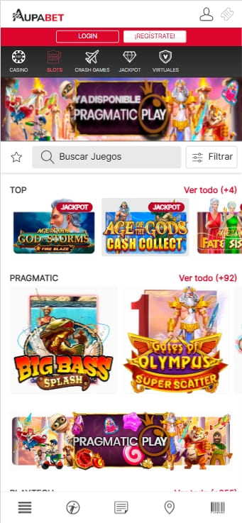 ruletas en vivo en aupabet
