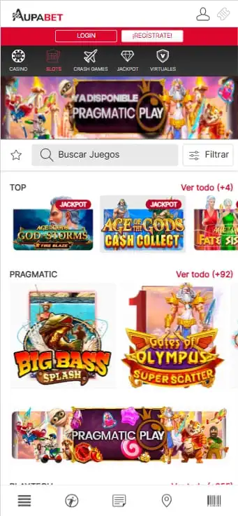 ruletas en vivo en aupabet