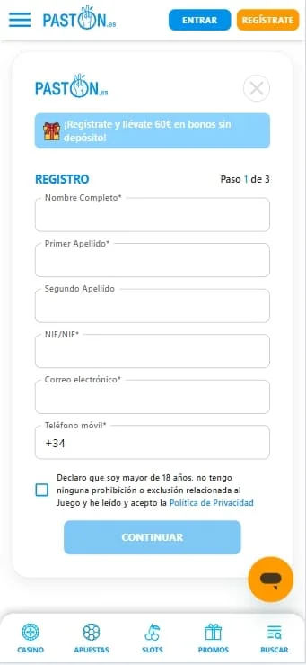 paston casino legal en españa