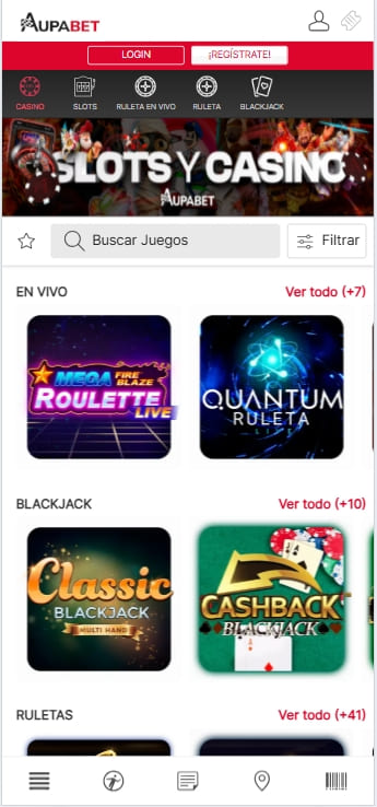 tragaperras exclusivas en aupabet