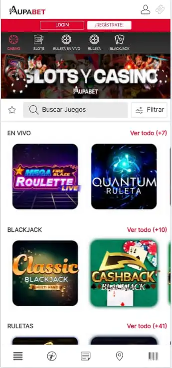 tragaperras exclusivas en aupabet