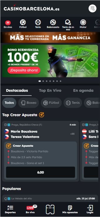 apuestas deportivas en casino barcelona