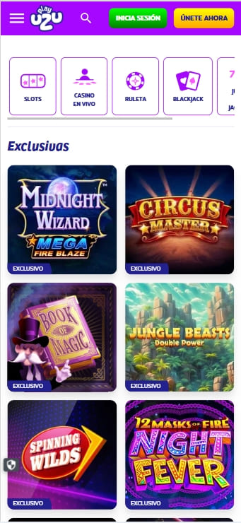 slots exclusivas de casino en playuzu