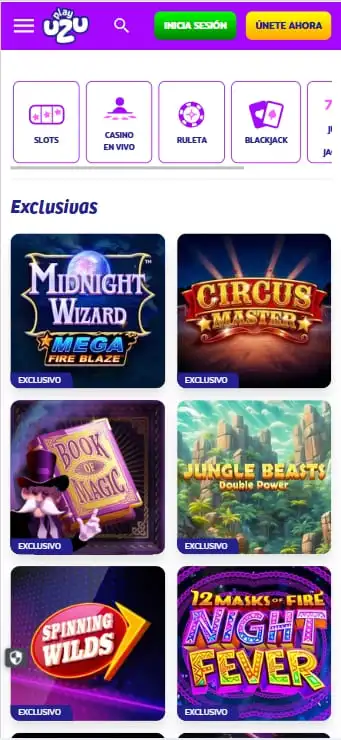 slots exclusivas de casino en playuzu