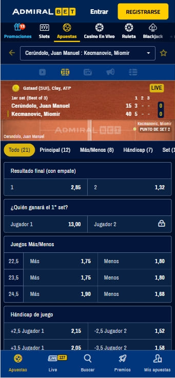 casa de apuestas con retirada inmediata admiralbet