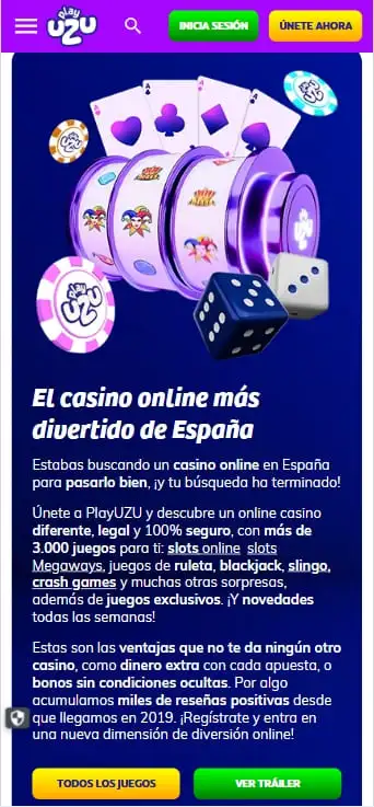 playuzu casino legal en españa