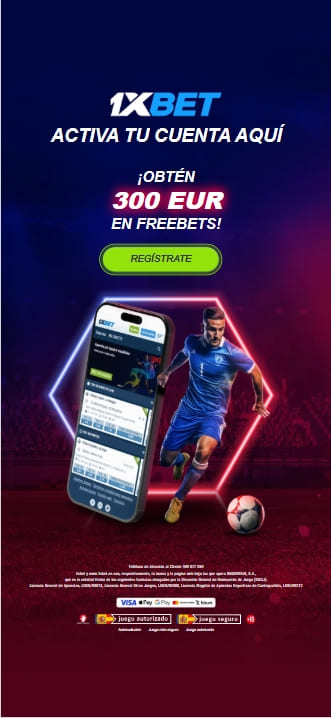 bono de bienvenida de 1xbet 300 euros freebets